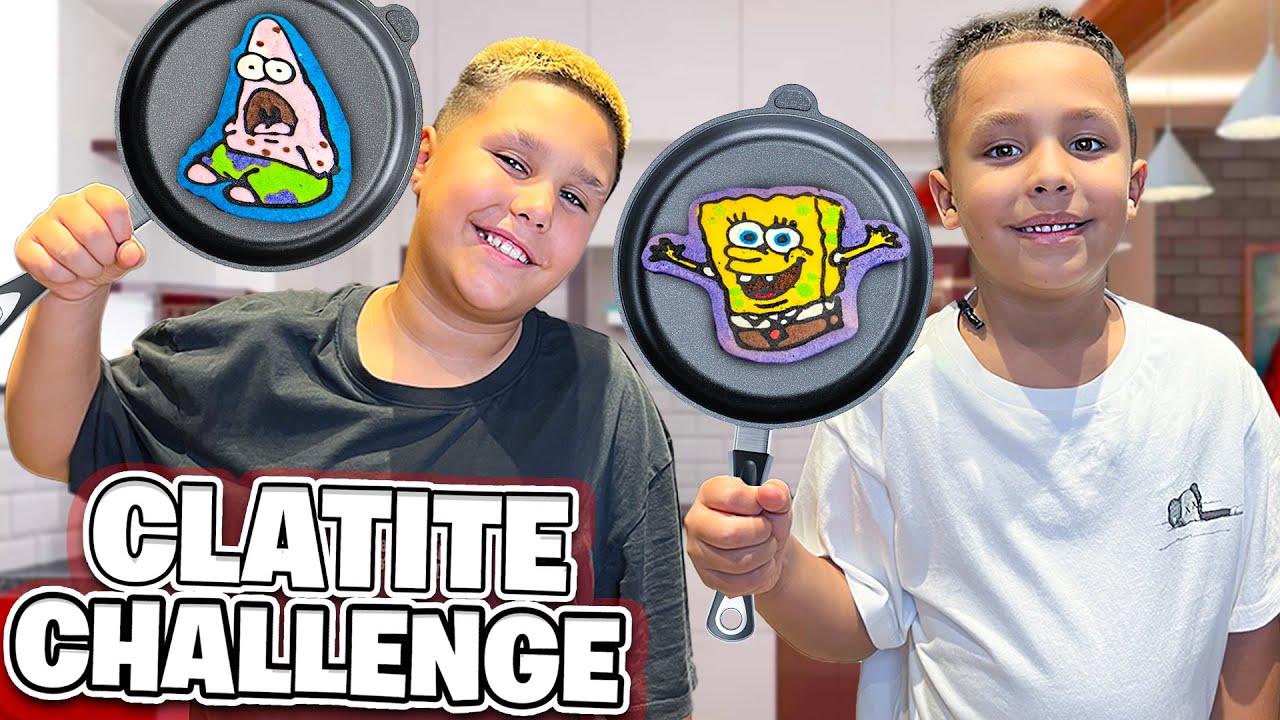 Pancake Art Challenge! *clatite in diferite forme*