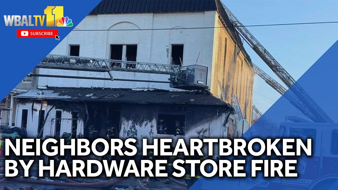 Neighbors heartbroken by hardware store fire