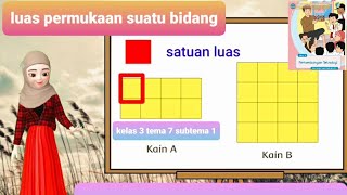 Luas Permukaan Suatu Bidang ||Kelas 3 Tema 7 Subtema 1