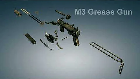 M3 Grease Gun disassembly | 3dGun