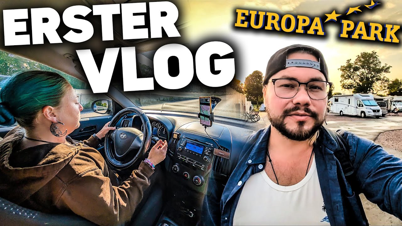 Unser ERSTER VLOG bei ROAD ADVENTURES - Unterwegs zum EUROPA PARK Camping