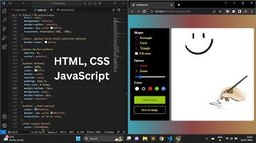 Drawing or Paint using Html, Css & Javascript | Canvas Tutorial | JavaScript Projects | Exercise - 1