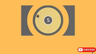 Yellow round object Timer 5 seconds countdown Intro Video - Amazing animation Net Worth