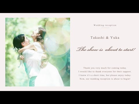 結婚式ムービーテンプレート  / 【REFRESHING】 オープニングムービー