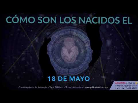 Video: ¿Cuál es el signo zodiacal del 18 de mayo?