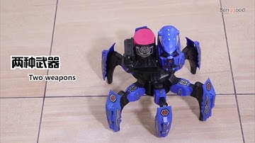 MoFun 2.4G Space Warrior Radio-Controlled Spider Robot 6-Leged Robot - Banggood Toy&Hobbies
