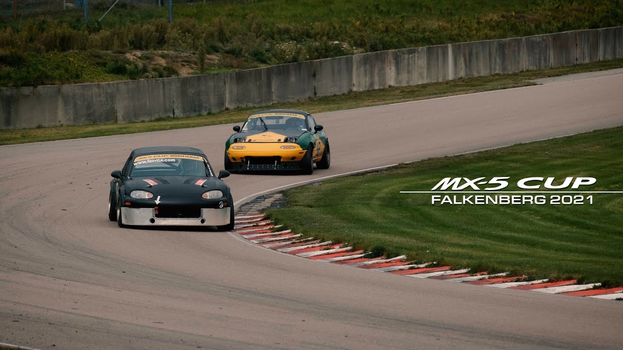 MX-5 Cup på Falkenbergs Motorbana, del ett.