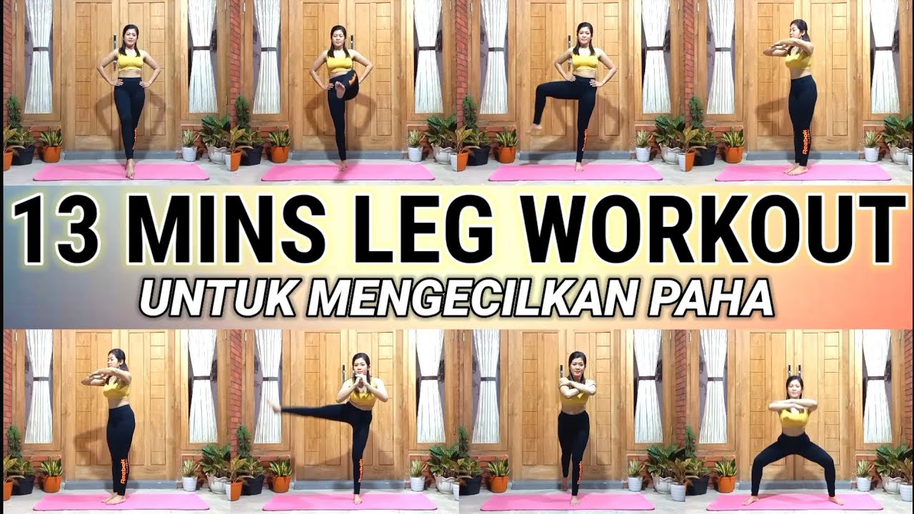 13 Mins Leg & Thigh Workout at Home || For Women - YouTube