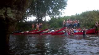 Kickapoo river cliff jump