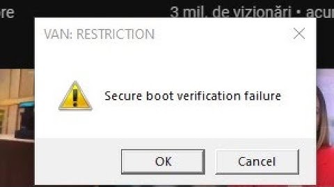 How to Fix VAN Secure boot verification failure