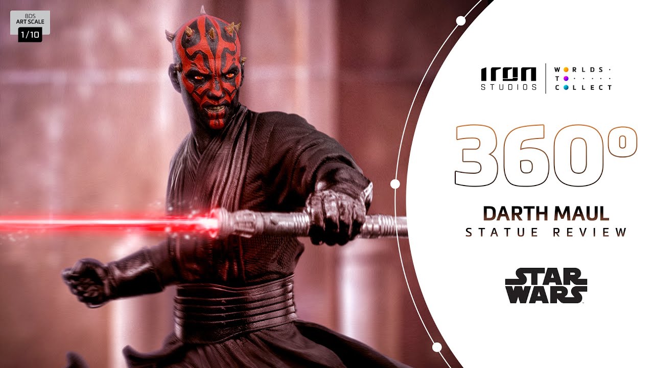 Vellykket valg vil gøre Statue Darth Maul - Star Wars - BDS Art Scale 1/10 - Iron Studios - YouTube