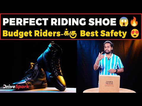 ₹3499/-for this Level Riding Shoe? 😱🔥 | Yezdi Premium Leather Riding Shoes | Unboxing Tamil