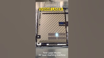 3D laser mark Carbon fiber pattern ( Laptop of Die mould industry) #Mould #3Dlaser #LaserMarking