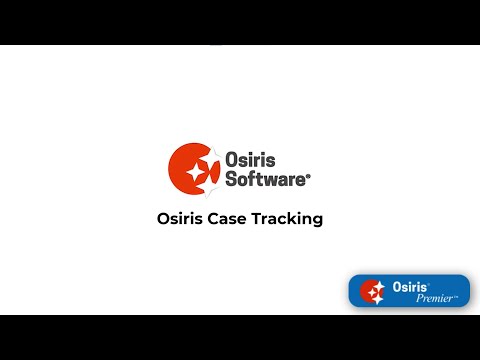 Osiris Case Tracking is available NOW!