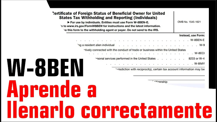#W8BEN - ¿Cómo llenar CORRECTAMENTE el formulario #W8BEN? - La VERDADERA forma, BIEN EXPLICADO