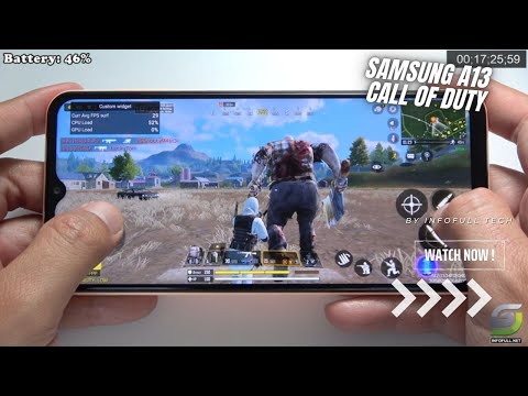 Samsung Galaxy A13 test game Call of Duty