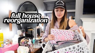 Organize + Clean With Me!! 🫧 Purging my Kitchen, Closet & Vanity