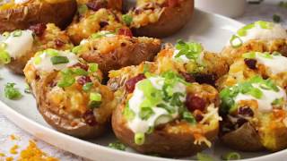 Stuffed Potato Skins Recipe  THE BEST!