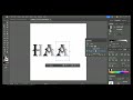 Shadow text design in Adobe illustrator
