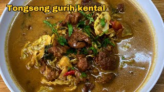 Tongseng kambing bumbu iris, super kental dan gurih