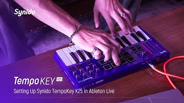 Synido TempoKey K25 Tutorial |  Set Up in Ableton Live