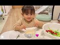 サラダ作り🎵もうすぐ3歳　ゆいな