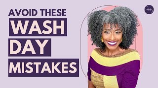 These 5 Wash Day Mistakes RUIN Your Natural Hair