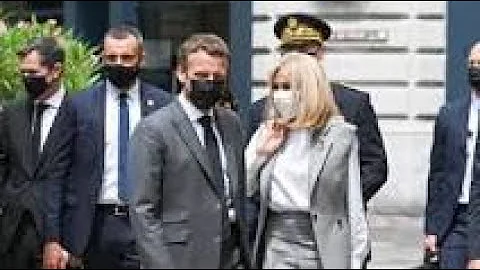 President of France Emmanuel Macron Slapped by a B...
