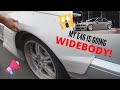 My e46 is going widebody unboxing my pandem style kit