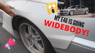 My E46 Is Going Widebody Unboxing My Pandem Style Kit