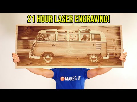 Did I Make The Largest Ever Laser Photo Engraving? - Sculpfun S9/S10 Expansion Kit Review