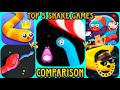 Comparison of Top five Snake🐍 Game's which one is the best game tell me in comments