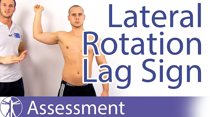 Lateral Rotation Lag Sign⎟Infraspinatus Weakness