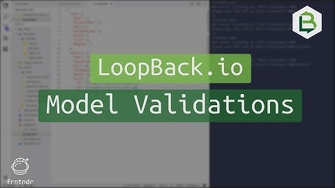 LoopBack.io Model Data Validations
