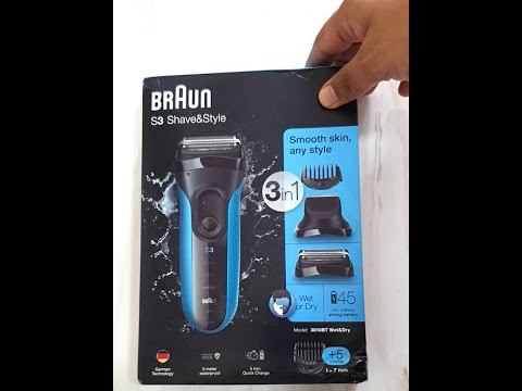 Unboxing video - Braun Series 3 3010BT Electric Shaver