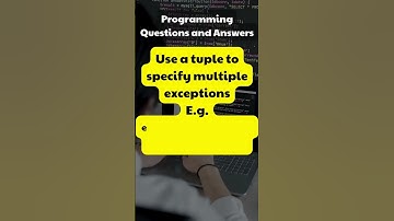 Python Exception Handling: Catch Multiple Errors in One Block! @pgcproject #python