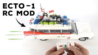 Motorized RC LEGO 10274 Ghostbusters Ecto-1 (LEGO Powered Up Tutorial)