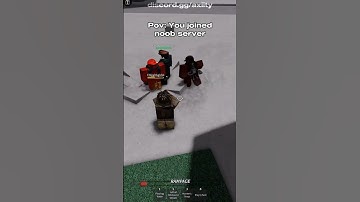 Pov: you joined noob server  #roblox  #thestrongestbattlegrounds