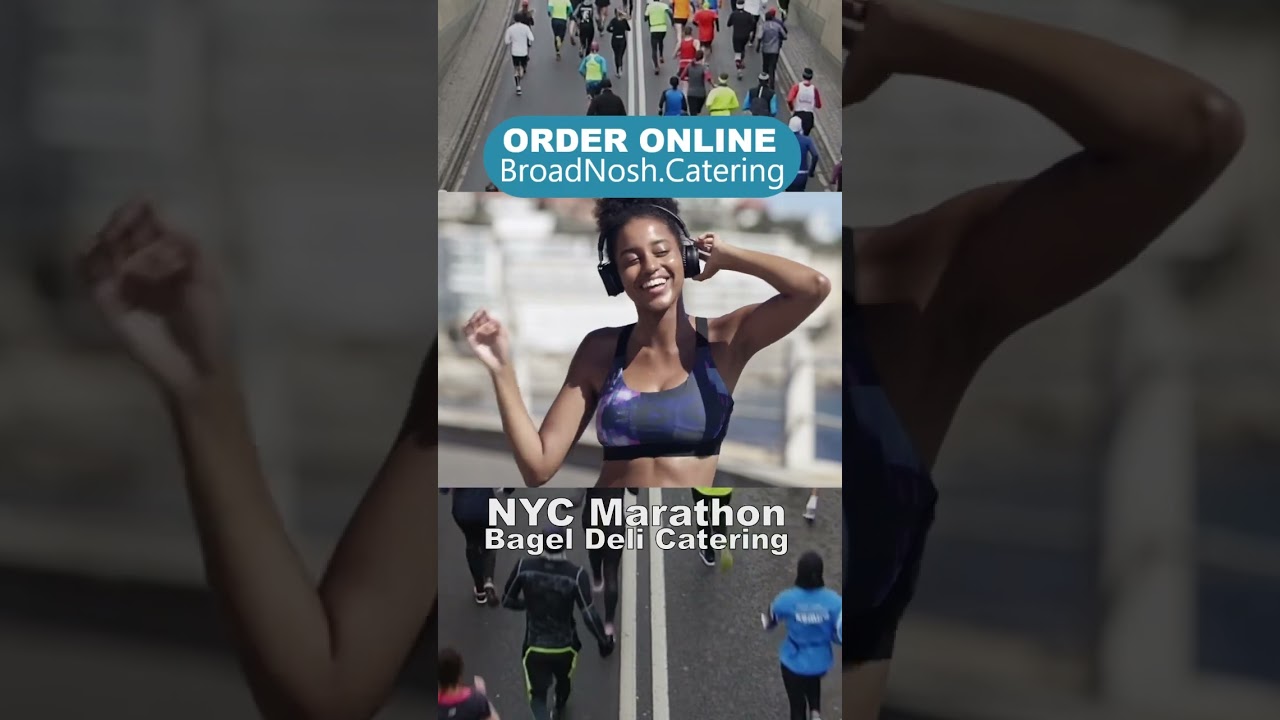 Order online nyc marathon bagel deli catering platters #nycbagels #bestbagel Broad Nosh Bagel Deli Catering NYC