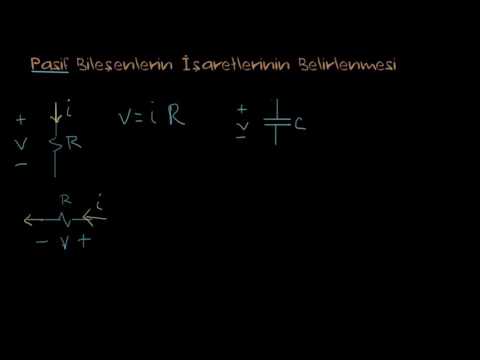Pasif Bileşenlerin İşaretlerinin Belirlenmesi