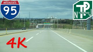 ⁴ᴷ New Jersey Turnpike (Exit 15X/Secaucus Junction) outbound [4K VIDEO]