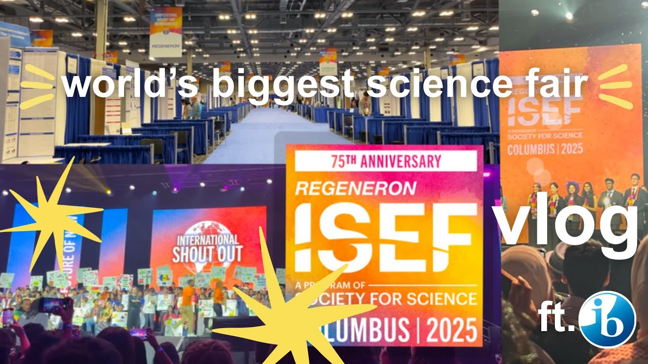 Regeneron ISEF 2025 x IB Exams Vlog: getting my IB diploma at the world's largest science fair