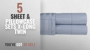 Top 10 Sheet & Pillowcase Sets X-Long Twin [2018]: 500 Thread Count 100% ELS Cotton Sheet Set,Twin