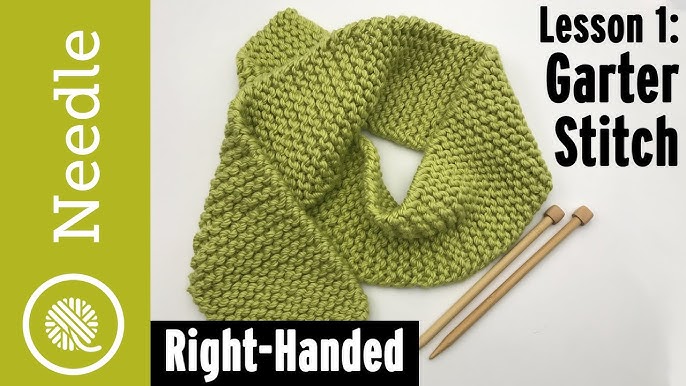 The KNIT STITCH for Total Beginners 