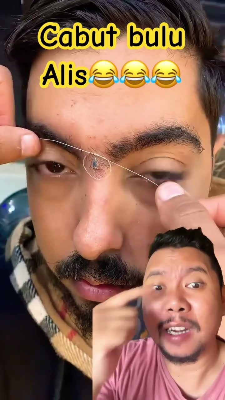 CABUT BULU ALIS TEBAL!!!!!!!? #funny #shortvideo #fun #barber #shortsfeed