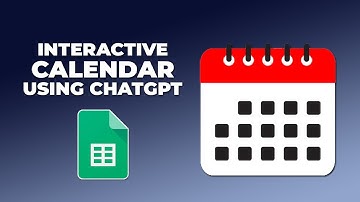 How to make an interactive calendar in google sheets using ChatGPT