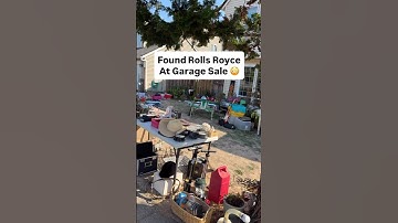 Rolls Royce At Garage Sale 👀 #garagesale #yardsale #reseller #hypebeast #shorts