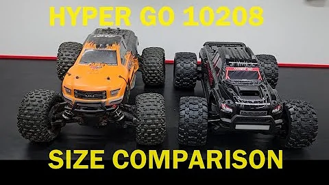 MJX  Hyper Go 10208 v1.0 Size Comparison vs ARRMA Granite Rlaarlo Omni Terminator 14210 16208