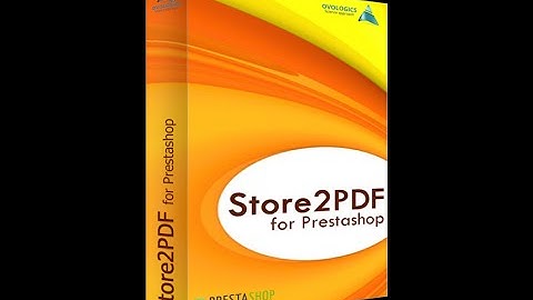 Store2PDF for Prestashop