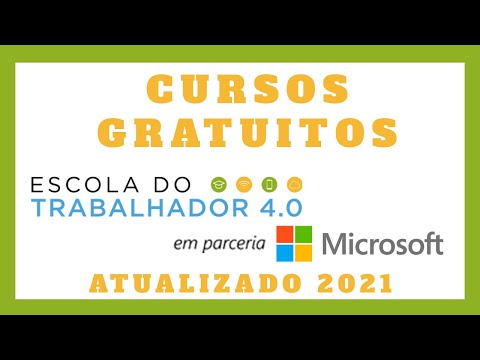 CURSOS DA MICROSOFT 100% GRÁTIS COM CERTIFICADO PELA ESCOLA DO TRABALHADOR 4.0 COMO FAZER ONLINE